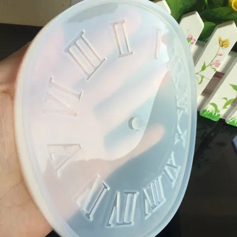 DIY Quartz Clock Movement Mechanism Kit With Hands Handcraft Resin Epoxy Casting Silicone Mold Tools Wall Clock Hardware Replacement Accessories