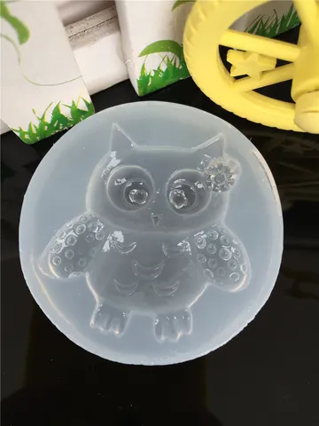 Owl Flower Pattern Silicone Resin Mold For DIY Jewelry Making Phone Case Accessories Mirror Surface Epoxy Resin Mold