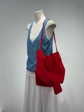Donne Grande Capacità Nylon Borsa Tote Casual Commuter Borsa a Tracolla Tinta Unita Borsa a Mano