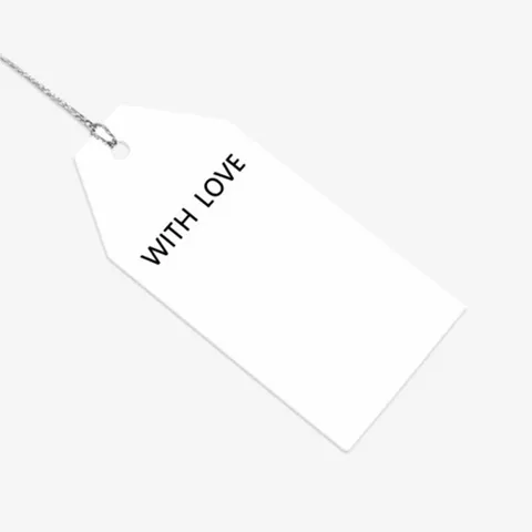 Minimalistische Papier Geschenkanhänger Mit Love Druck Für Bäckerei Verpackung Dekoration Karte Etikett Bastelbedarf