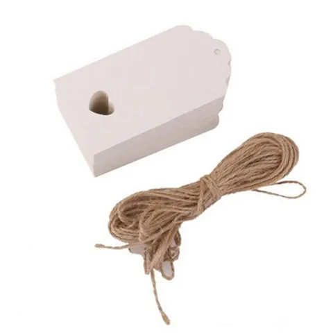 Weiße Papier Geschenkanhänger Mit Herzform Hohlendesign Wellenkante Blanko Anhänger Für Hochzeitsgeschenke Party Deko
