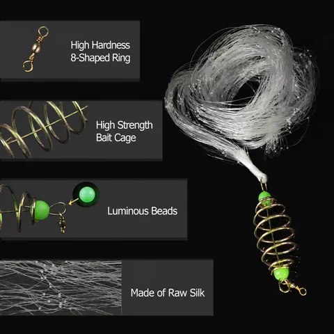 Automatic Fishing Net Spring Bait Cage Portable Mesh Fishing Trap Tool Accessories Outdoor Sports Fishing Equipment