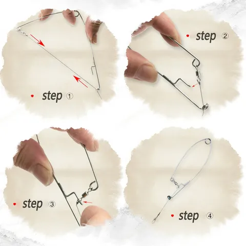 Automatic Fishing Spring Hook Stainless Steel Catapult Trigger Mechanism Outdoor Fishing Tool Accessories
