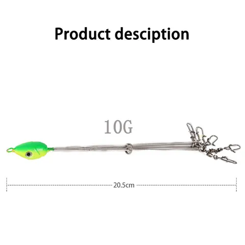 Stainless Steel Alabama Rig Umbrella Fishing Lure Kit With Wire Arms And Jig Hooks Saltwater Fishing Tackle