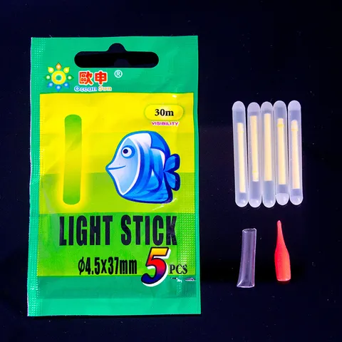 Green Fishing Glow Sticks Night Fishing Float Light Fluorescent Sticks Luminous Fishing Tackle Accessories