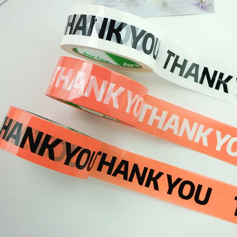 Thank You Bedrucktes Verpackungsklebeband Dekoratives Versandband Für Kleinunternehmen Verpackung BOPP Klebeband INS Stil Dichtungsband Für Geschenke
