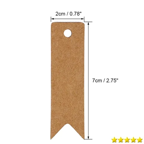 Minimalistisch Kraftpapier Schwalbenschwanz Geschenkanhänger Mit Gelohtes Design Retro Blanko Hängeetiketten Für DIY Candy Box Party Hochzeit Geschenkverpackung
