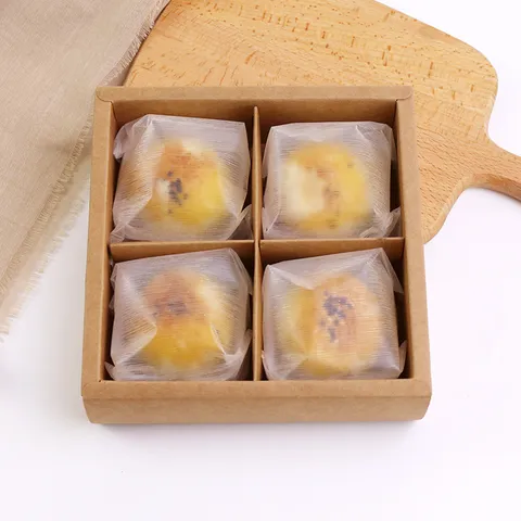 Thickened Translucent Brushed Heat Seal Packaging Bags For Egg Yolk Pastry Nougat Cookie Cake Food Packing Pouches
