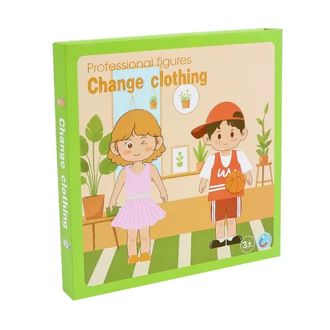 Kinder Beruf Karriere Magnetische Puzzle Verkleiden Pädagogisches Spielzeug Mehrere Karrieren Rollenspiel Lernspiel Brett Geschenk