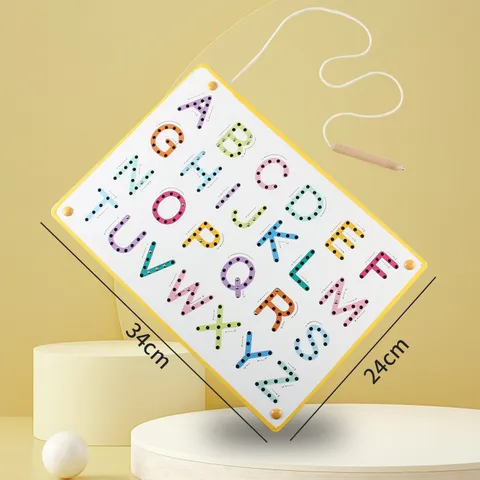 Tableau D'Apprentissage Magnétique En Bois Pour Enfants Jouet Éducatif