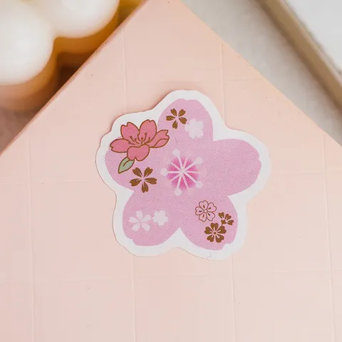 Roze Kersenbloesem Cadeau Afdichting Stickers Leuke Bloem Patroon Decoratieve Etiketten Voor Bakken Verpakking Scrapbooking Ambachtelijke Zegels