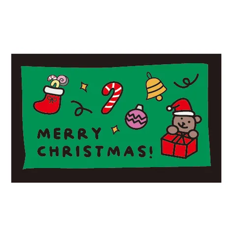 Christmas Decorative Greeting Cards Illustration Style Message Note Card Art Paper Blessing Card For Holiday Party Decor