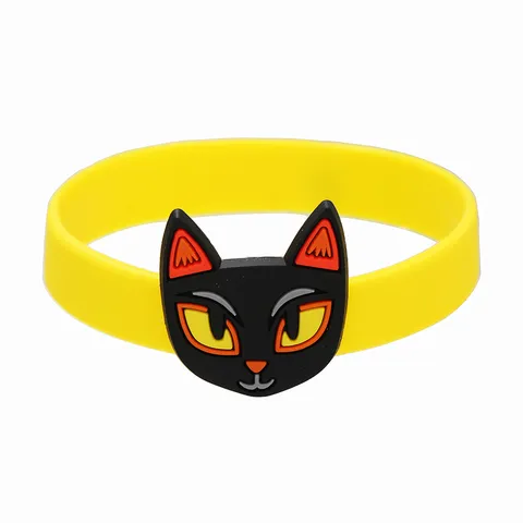 Bracelets en Silicone de Dessin Animé d'Halloween pour Enfants Fantoume Citrouille Sorcière Crâne Chauve-souris Vampire Bracelet de Festival pour Enfants Cadeau de Fête