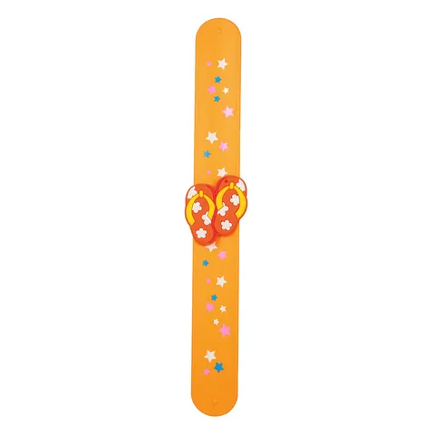 Bracelet Slap Étoile de Plage d'Été pour Enfants Mignon Dessin Animé Silicone Slap Bande Bracelet Enfants Jouet Bijoux