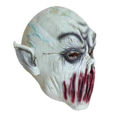 Halloween Orrore Senza Volto Mostro Maschera in Lattice Spaventoso Zombie Creepy Full Face Copricapo Per Festa Cosplay Puntelli