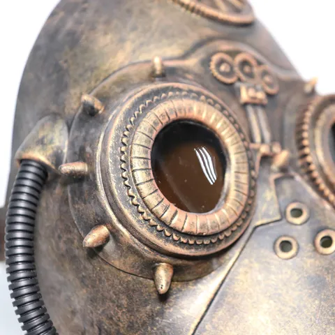 Steampunk Plague Doctor Mask Retro Bird Beak Mask Latex Cosplay Costume Accessories Halloween Party Props