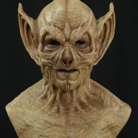 Halloween Horror Latex Monster Mask Creepy Vampire Orc Mask Scary Party Cosplay Costume Prop For Adults