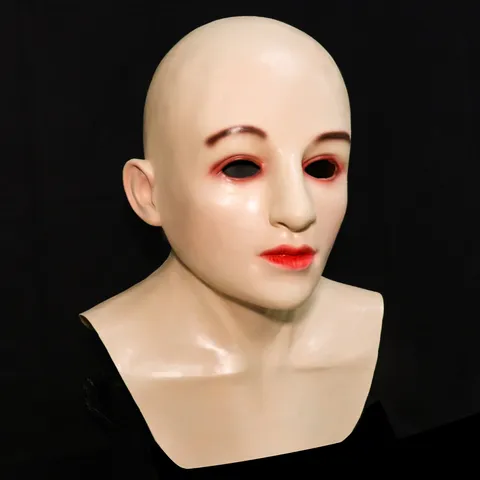 Halloween Realistic Latex Human Face Mask Scary Party Cosplay Costume Prop Creepy Old Man Handsome Guy Novelty Headgear