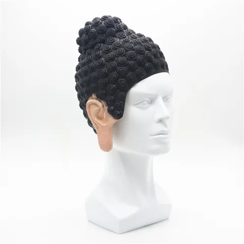 Divertido Cofia de Látex de Buda Cosplay Novedad Disfraz Cap Adulto Fiesta Prop