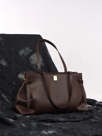 Bolso Tote de Cuero PU de Gran Capacidad para Mujer Vintage Casual Commuting Bolso de Hombro