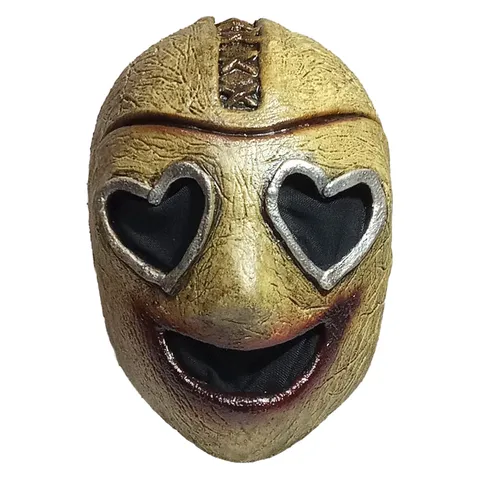 Halloween Horror Cosplay Latex Mask Heart Shaped Eyes Scary Party Masquerade Costume Prop Creepy Full Face Headgear