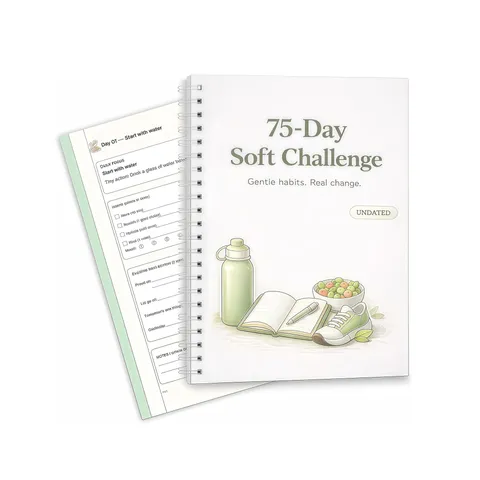 Undated Daily Planner Spiral Bound Habit Tracker Journal Office School Stationery Notebook For Time Management