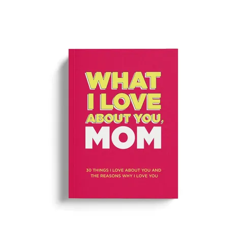 What I Love About You 30 Reasons Filling Notebook Hardcover Journal Sentimental Gift Memory Book For Family Friend