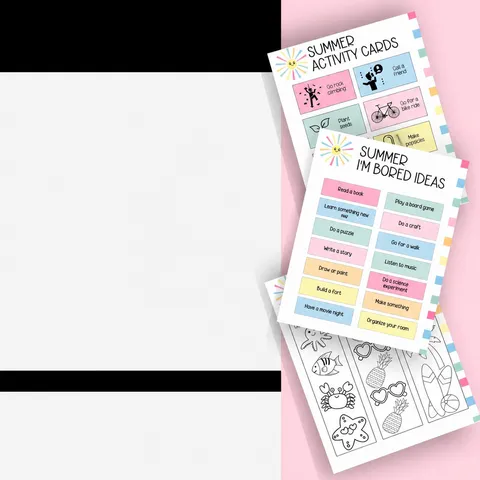 Cuaderno de Planificador de Verano para Niños Encuadernado en Espiral Programa Diario Lista de Deseos Lindo Sol de Dibujos Animados Libro Colorido para Uso Diario