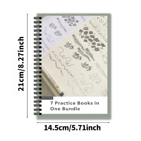 A5 Skizze Zeichnung Übungsbuch Handgezeichnete Technik Vorlage Notizbuch 30 Tage Crash Kunst Trainingsbuch Für Anfänger