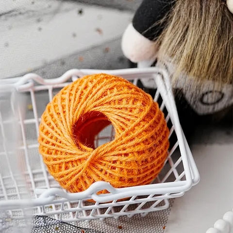 Halloween Colorful Jute Cord Spooky Theme Multi Color Twine String For Craft Packing Tag Garland Party Decor Materials