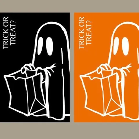 Halloween Fantôme Citrouille Étiquettes Auto Adhésives Papier Couché Impression en Couleur Rectangle Autocollants Scellage Pour Boulangerie Boîte Cadeau Emballage Décor