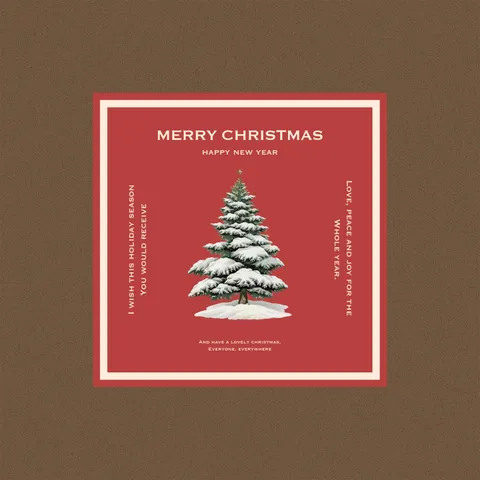 Adesivo Sigillo di Carta Quadrato di Natale Retrò Buon Natale Buon Anno Etichetta Autoadesiva per Confezioni da Forno Regalo Fai da Te