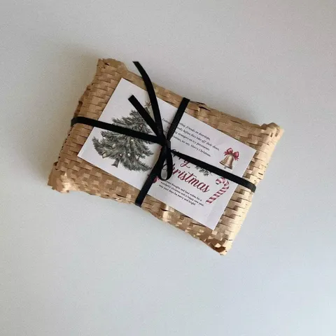 Étiquettes Autocollantes Rectangulaires Motif Sapin Père Noël Aquarelle Autocollants Scellage Emballage Boîte Cadeau pour Fête Noël Boulangerie Invitation Décoration