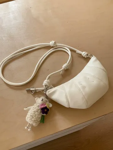 Borsa Dumpling in Pelle PU da Donna Borsa a Tracolla Minimalista Piccole Borse Casual Con Dettaglio di Cuciture