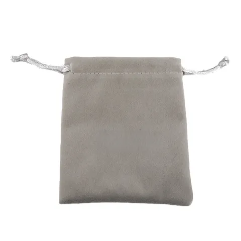 Minimalist Jewelry Display Box Velvet Drawstring Pouch Necklace Organizer Container Gift Packaging Accessories Holder Case
