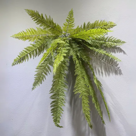 Artificial Boston Fern Vine Hanging Green Plant Fake Foliage For Restaurant Wall Decor Home Indoor Wedding Garden Decoration