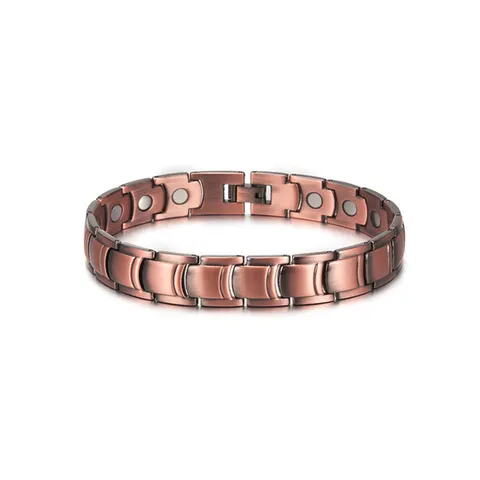 Vintage Pure Copper Magnetic Bracelet For Men Women Health Energy Chain Bracelet Fashion Statement Jewelry Gift
