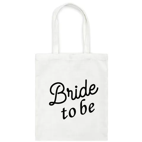 Team Bride Printed Canvas Tote Bag Women Harajuku Bachelorette Party Shoulder Bag Fashion Top Handle Shopping Bag