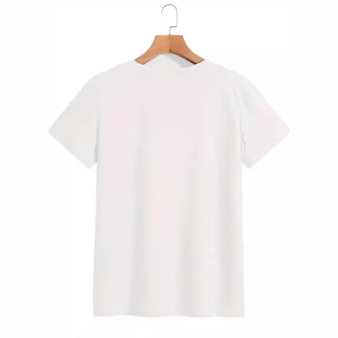 Women's Casual Dog Graphic Print T-Shirt Funny Letter Short Sleeve Round Neck Polyester Top Loose White Tee