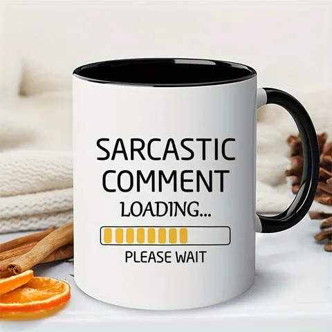 Αστεία Κεραμική Κούπα Καφέ Sarcastic Comment Loading Φλιτζάνι Τσάι από Bone China Καινοτομία Γραφείο Δώρο Διακοπών