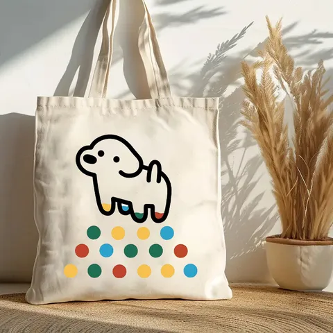 Grand Sac Cabas en Toile de Grande Capacité Sac à Bandoulière Rétro Vintage Décontracté Sac de Cours Léger pour Femmes