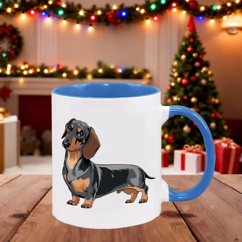 Cute Dachshund Dog Bone China Mug Cartoon Animal Coffee Cup Ceramic Tea Cup For Office And Home Gift