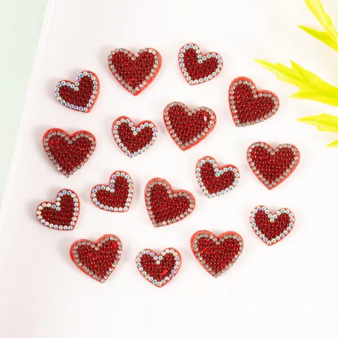 Rhinestone DIY Jewelry Accessories Cute Rabbit Heart Christmas Tree Clothes Hair Accessories Decorative Patches