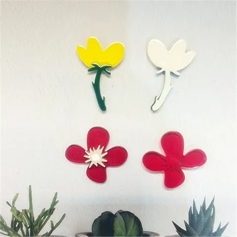 Acrylic Tulip Flower DIY Jewelry Accessories Asymmetric Earring Making Materials Handcrafted Fashion Craft Components