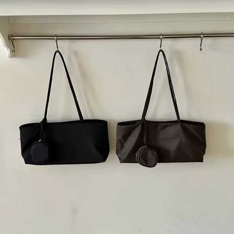 Casual Nylon PU Tote Bag Gynaikeia Megali Horitikotita Tsanta Omon Vintage Commuter Handbag Me Mikri Portofoli