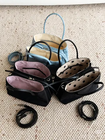 Borsa a Mano Minimalista con Scomparti Multipli dal Design di Nicchia Borsa a Tracolla Versatile in Nylon