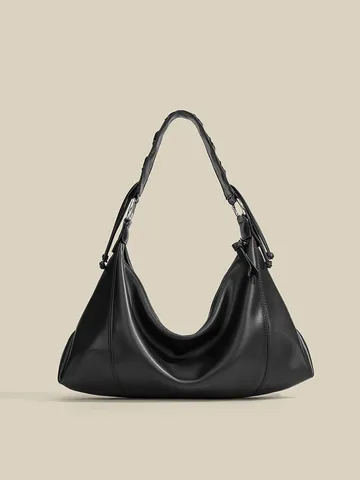 Donne Grande Capacità Borsa Tote in Pelle PU Vintage Elegante Hobo Borsa a Tracolla Commuter Casual Borsa per Lavoro Quotidiano