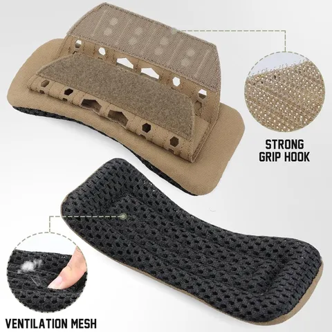 Outdoor Tactical Backpack Shoulder Pad Universal Vest Strap Shock Absorbing Cushioning Breathable Non-Slip Pad
