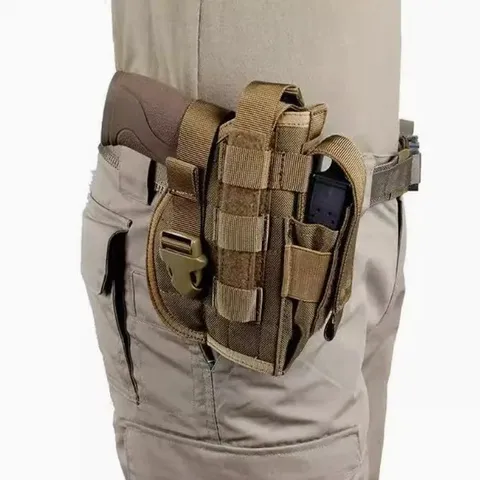 Holster Tactique Extérieur Nylon Imperméable Sangle Modulaire Sac de Jambe Militaire CS Champ Pochette de Taille Équipement de Chasse
