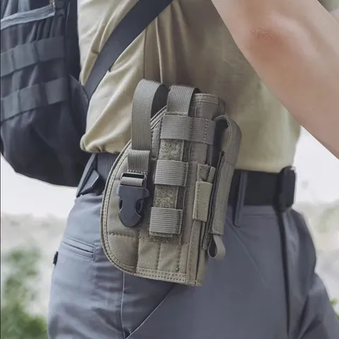 Holster Tactique Extérieur Nylon Imperméable Sangle Modulaire Sac de Jambe Militaire CS Champ Pochette de Taille Équipement de Chasse